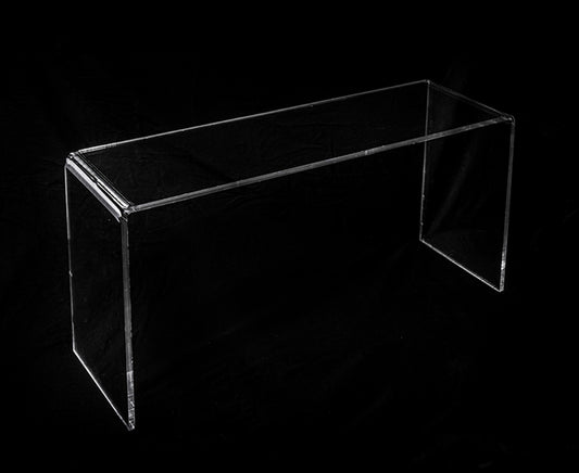 Mesa rectangular de acrílico 